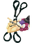 Japanese Silk Rope Hog Tie - Black